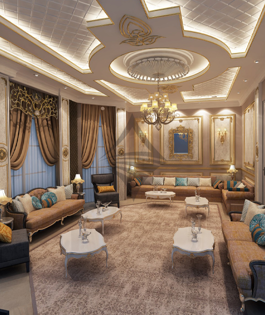 Best Living room design by the best interior designing company of UAE