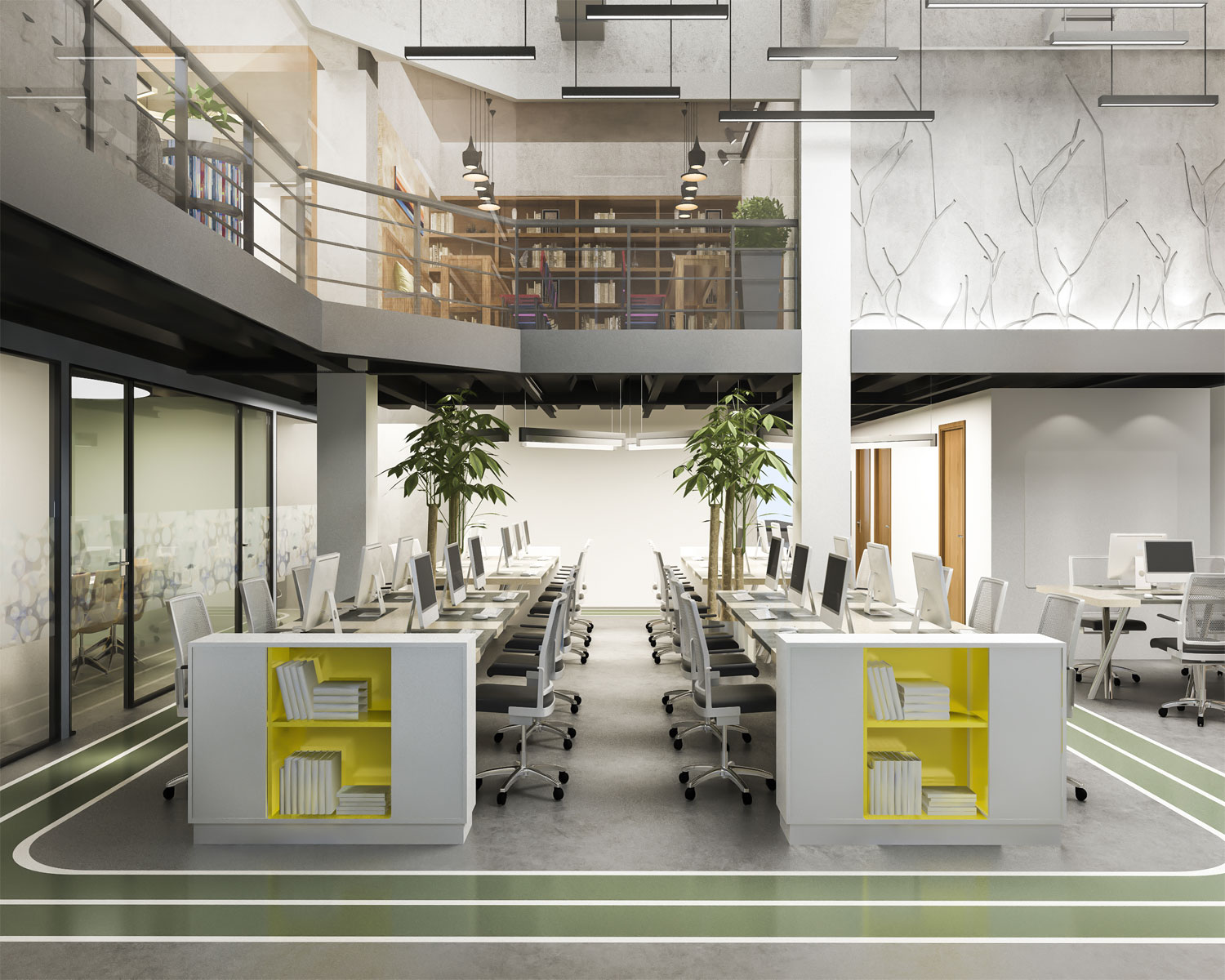 Business Hall interior design